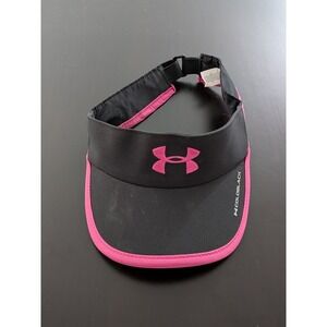 Under Armour ColdBlack Visor Hat Strapback Women's OSFM Black Pink
